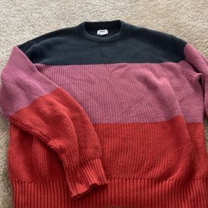 OBEY Knit Sweater Red/Pink/Black Men’s L